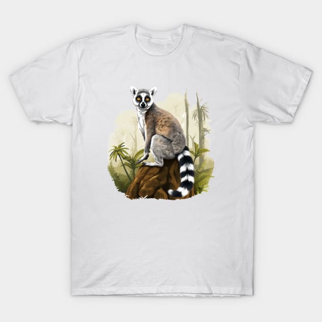 Adorable Lemur T-Shirt by zooleisurelife